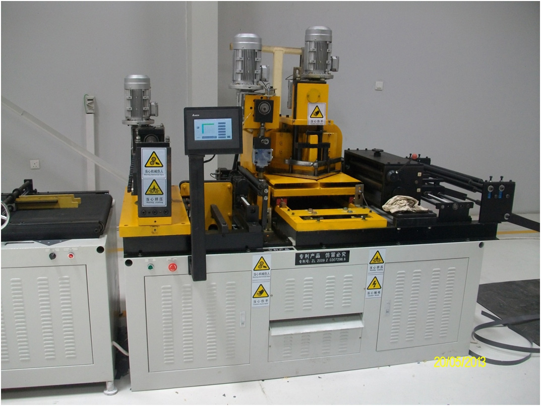 compact silicon steel cutting machine with swing shear